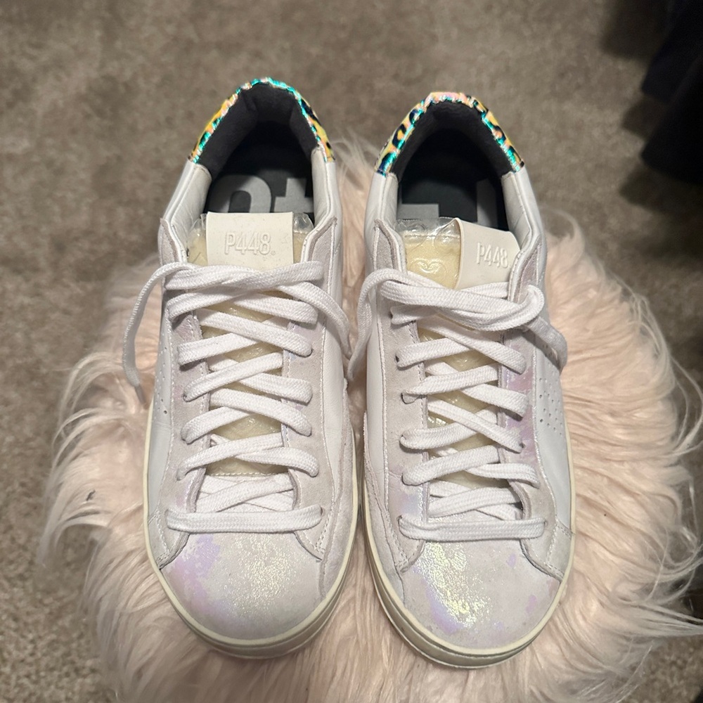 P448 John Hologram Designer Sneakers